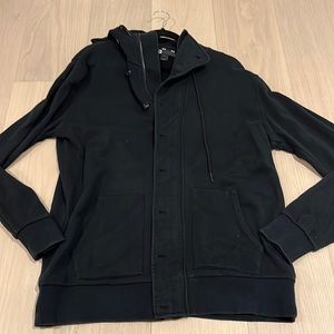 Y3 Yohji Yamamoto Button Down Sweatshirt